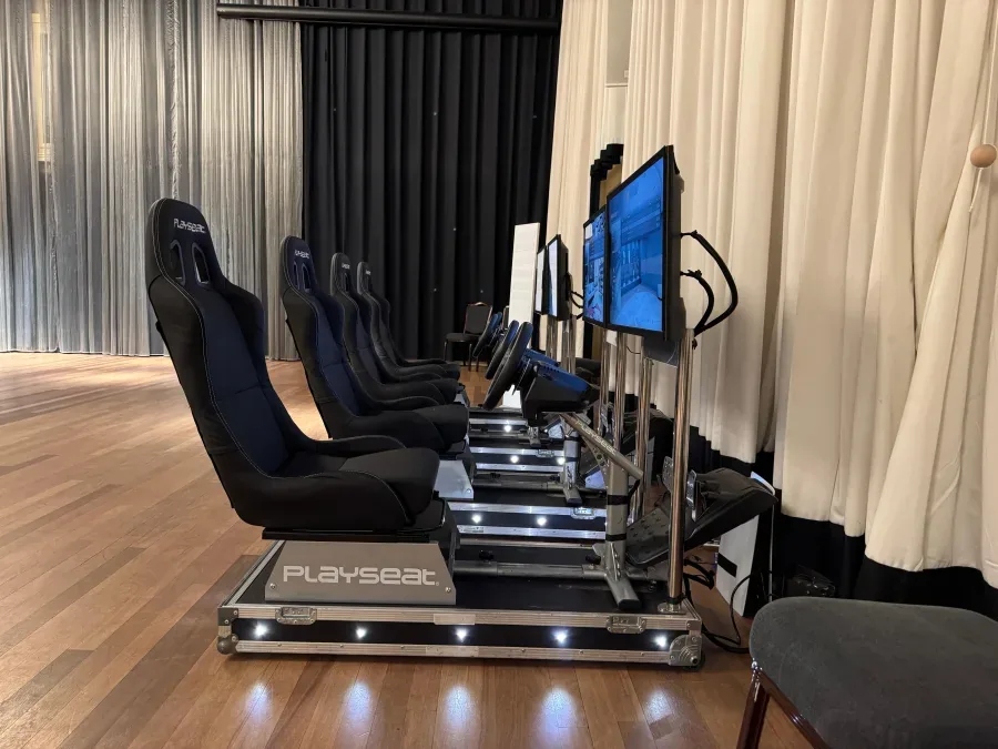 Racing simulator hire for an event in Exeter
